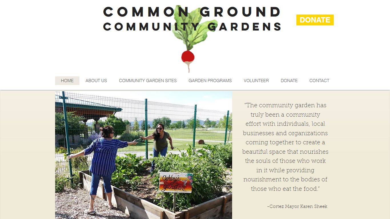 Community Garden | Cortez Co | Common Ground Cortez Community Gardens